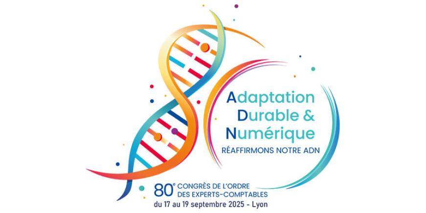Logo du 80e Congrès de l'Ordre des Experts-Comptables de Lyon 2025