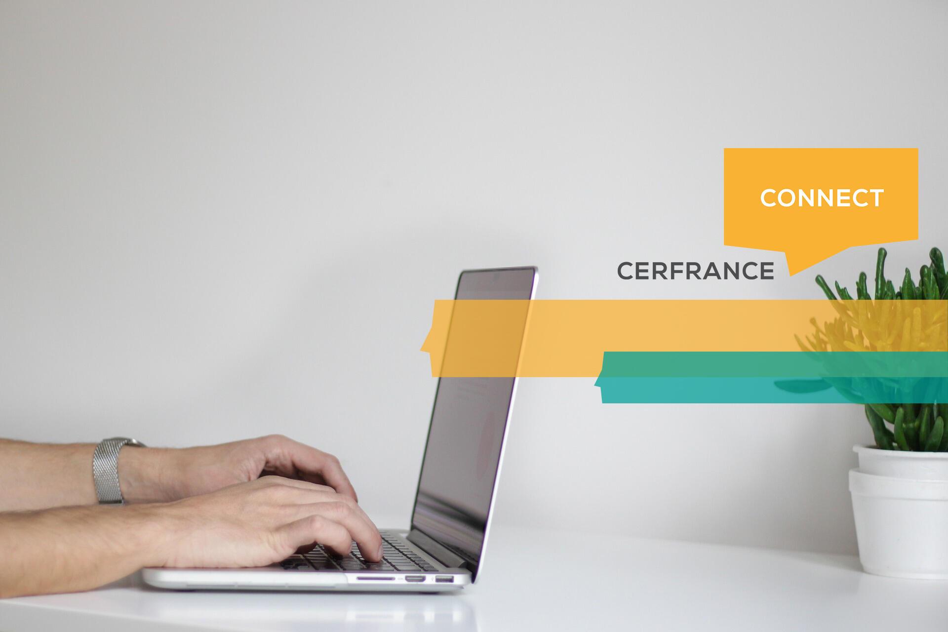 Homme se connectant à Cerfrance Connect