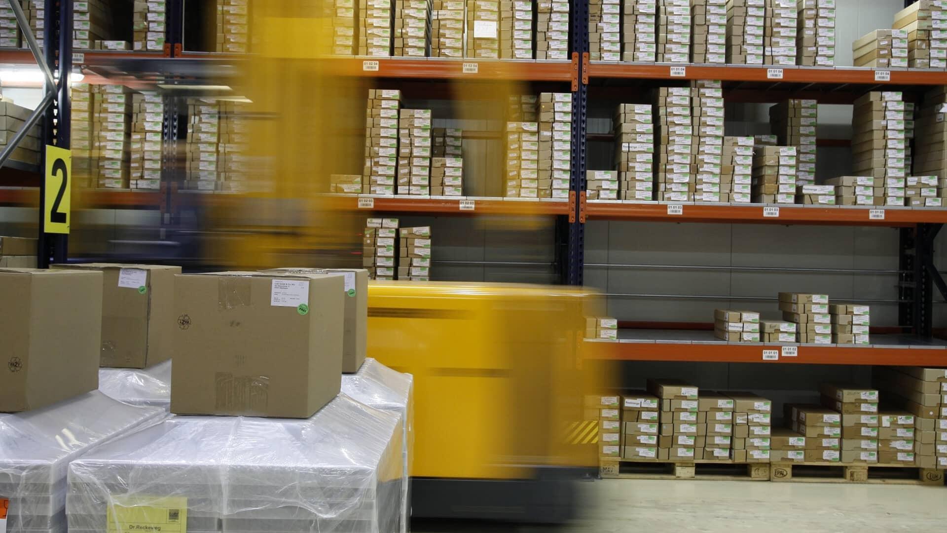 Entrepôt de livraison de colis