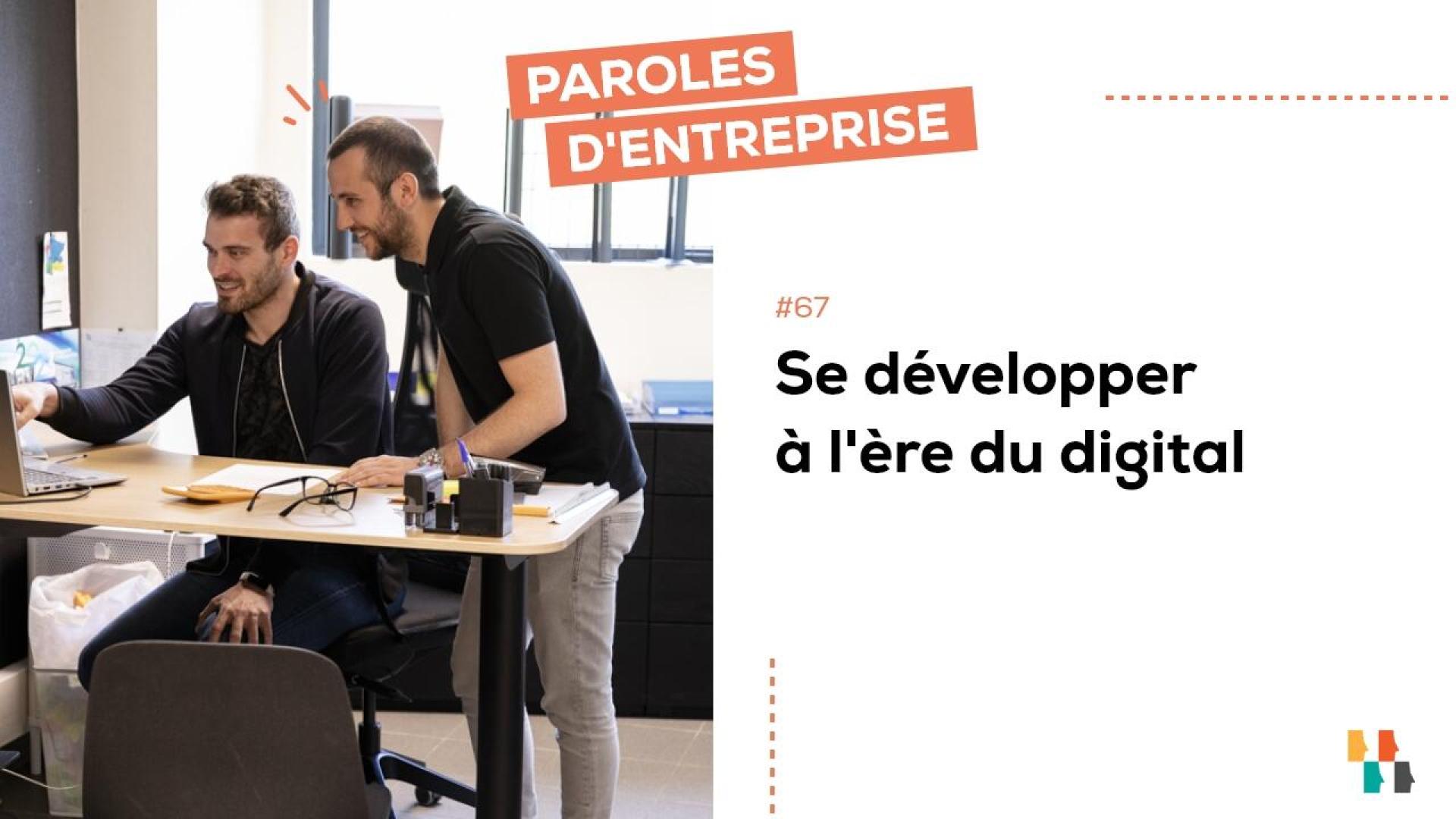 Deux personnes professionnel du digital sur la couverture d'une vidéo de la chaine youtube cerfrance