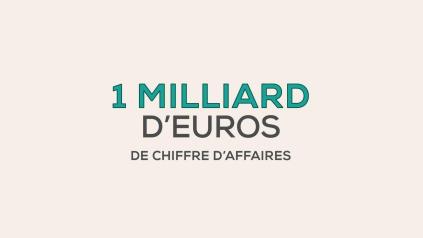 Illustration du milliard dépassé par Cerfrance de CA