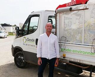 Photo de Christian Le Rouzic, gérant de Geode Environnement