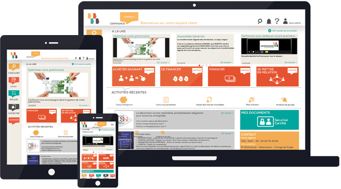 Cerfrance Connect, votre espace client
